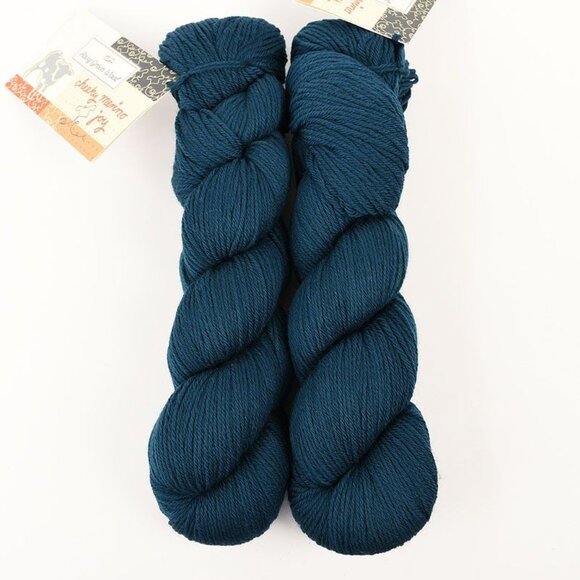 Rosy Green Wool Cheeky Merino Joy Yarn 2 Skeins Organic Virgin Wool Garden Pond - Picture 1 of 5